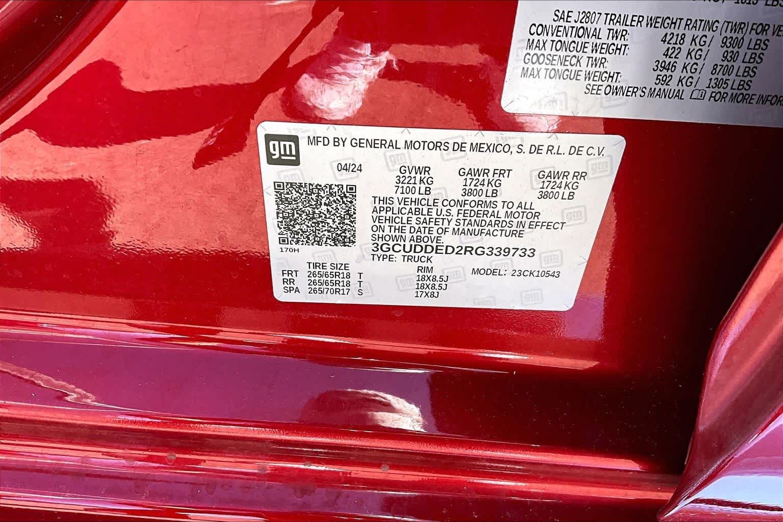 Used 2024 Radiant Red Tintcoat Chevrolet LT image 34