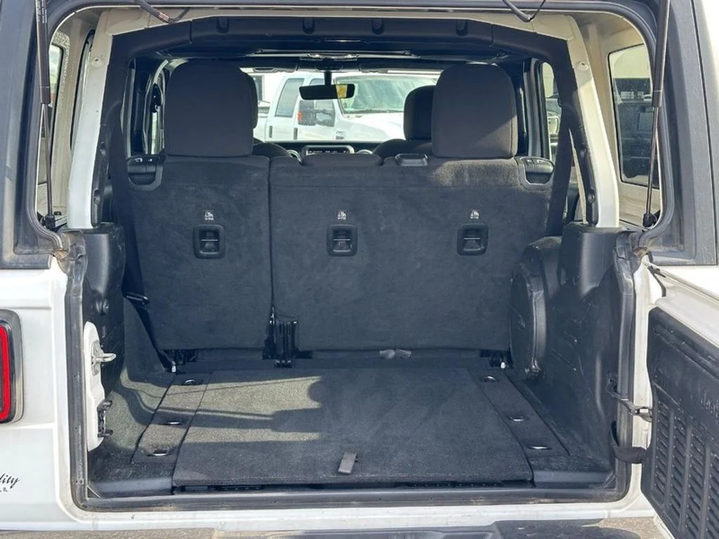 Used 2023 Bright White Clearcoat Jeep Sahara image 7