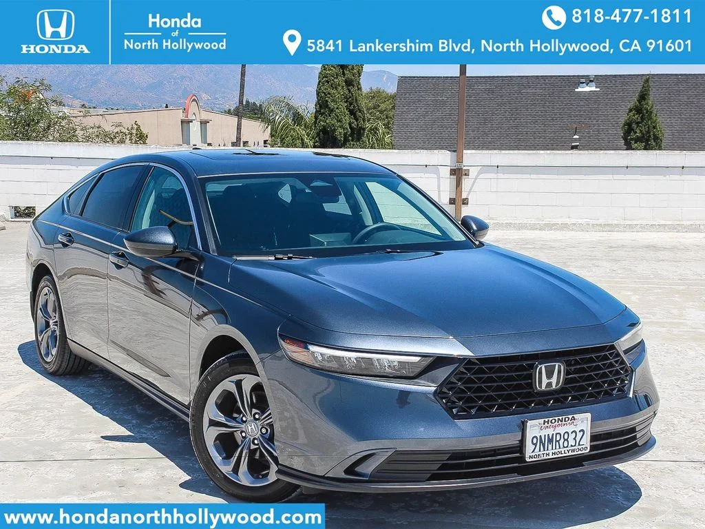 Certified Used 2024 Meteorite Gray Metallic Honda EX image 1