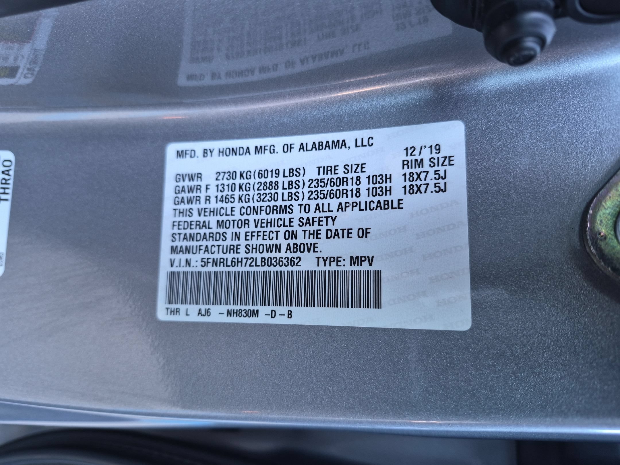 2020 Honda Odyssey EX-L - Photo 39