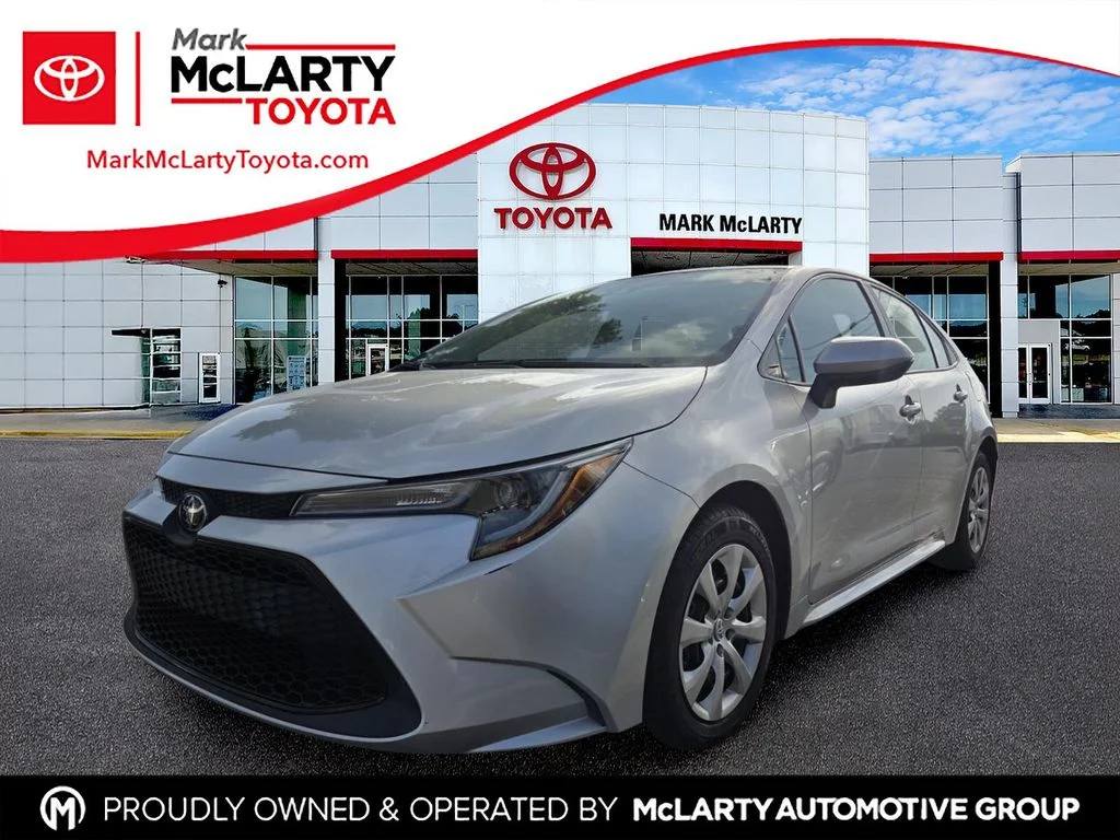 Used 2020 Silver Toyota LE image 1