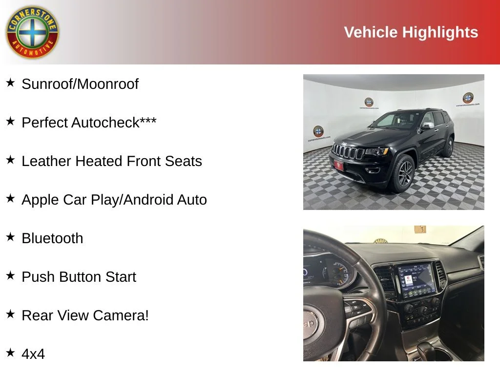 Used 2020 Jeep Grand Cherokee Limited with VIN 1C4RJFBG7LC361861 for sale in Elk River, Minnesota