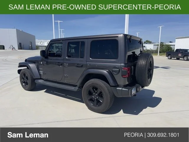 Used 2018 Gray Jeep Unlimited Sahara image 5