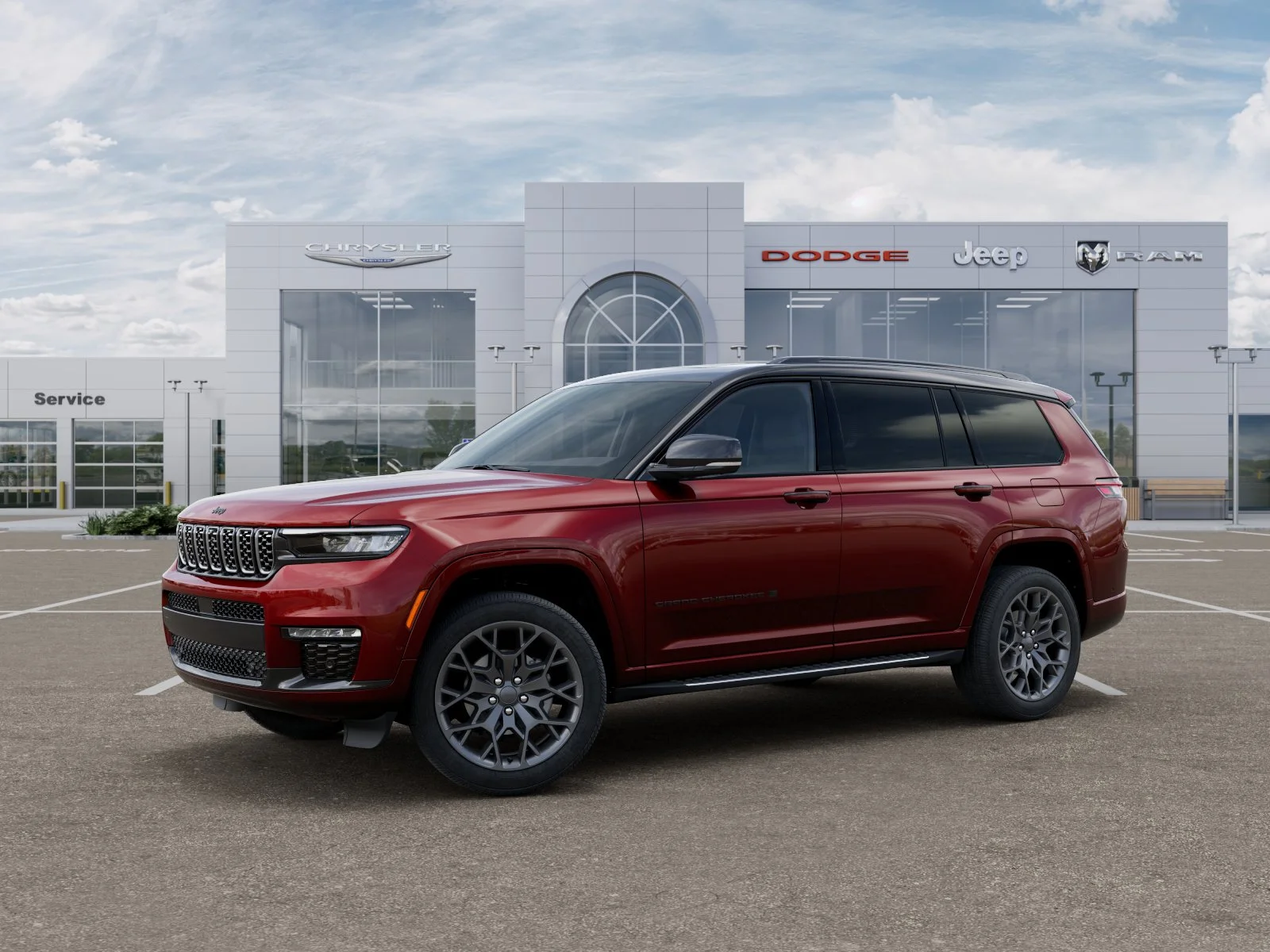 New 2025 Velvet Red Pearl-Coat Exterior Paint Jeep Summit image 29