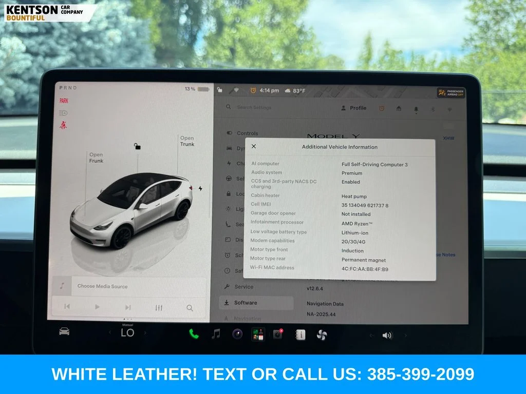 Used 2023 White Tesla Performance image 22