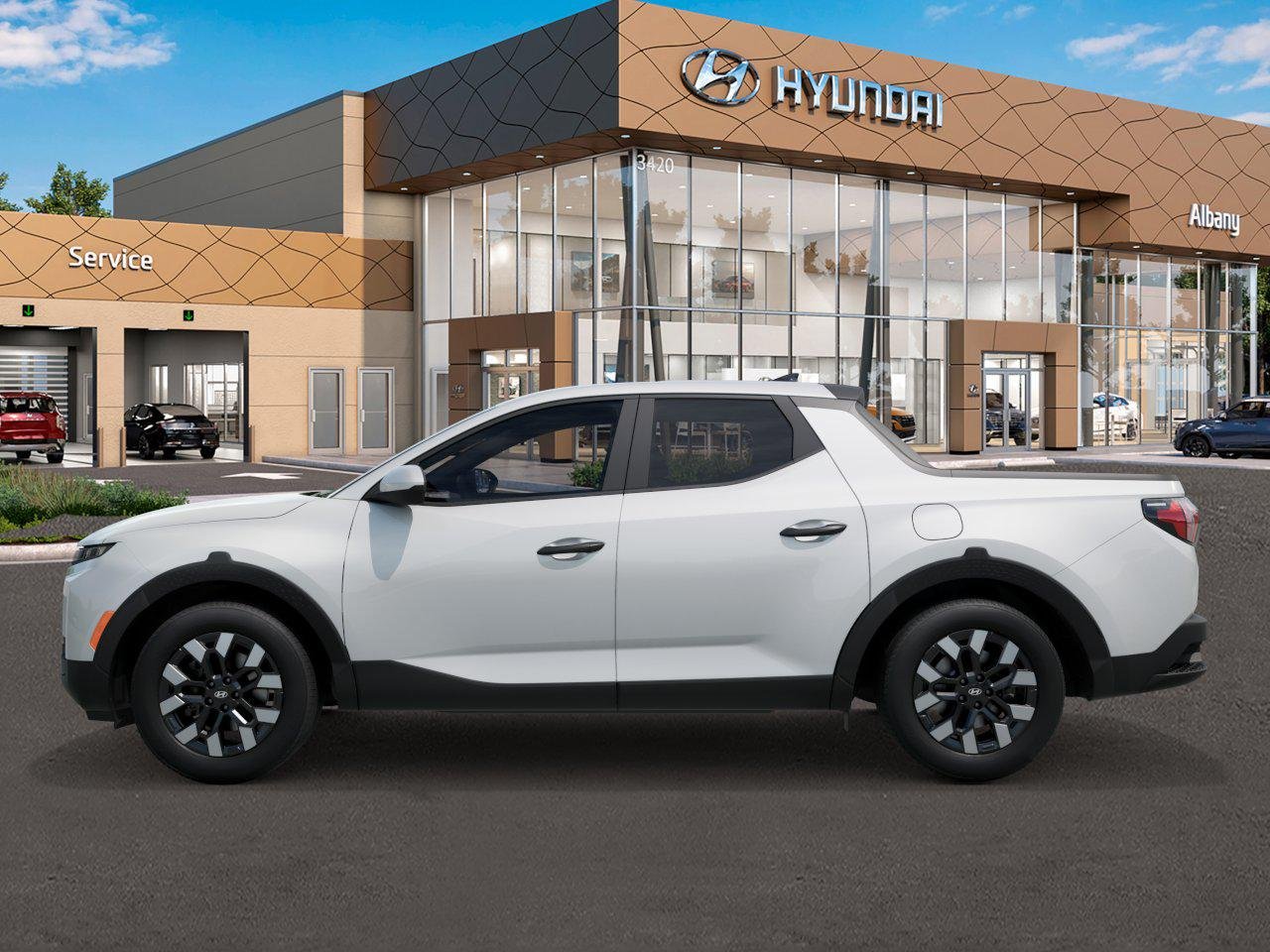 New 2027 White Hyundai SE AWD image 3