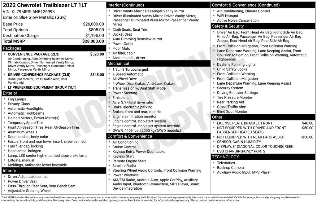 2022 Chevrolet Trailblazer LT - Photo 34