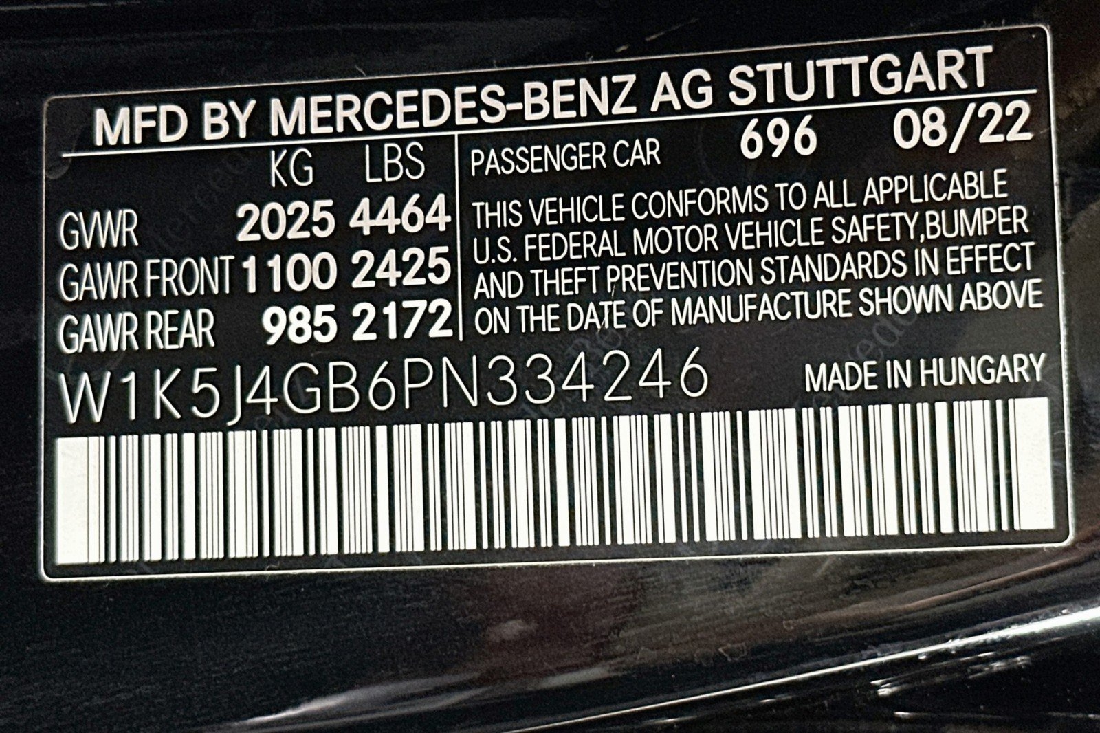 Used 2023 Night Black Mercedes-Benz CLA 250 image 24