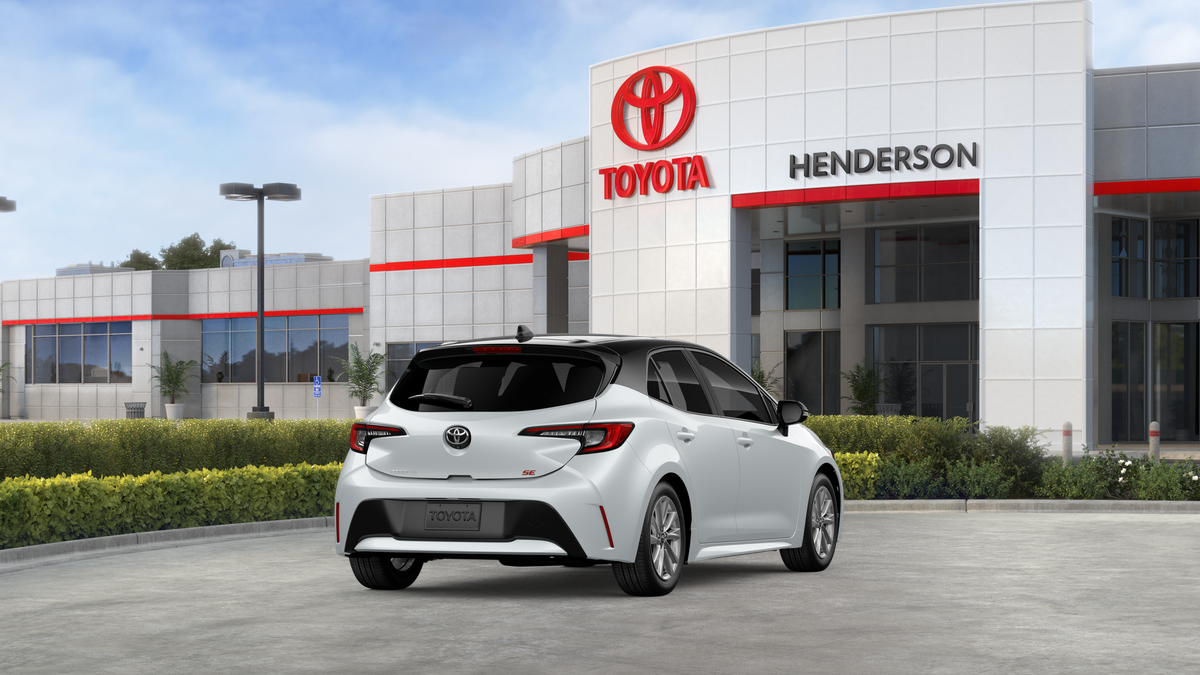 New 2027 Wind Chill Pearl with Black roof Toyota SE image 38