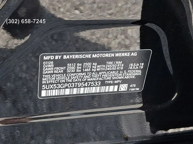 New 2026 Black Sapphire Metallic BMW 30 xDrive image 20