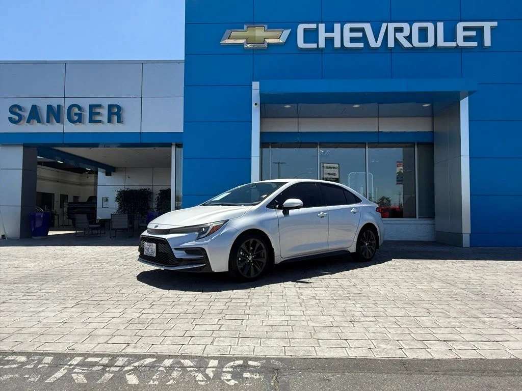 Used 2024 Silver Toyota SE image 2