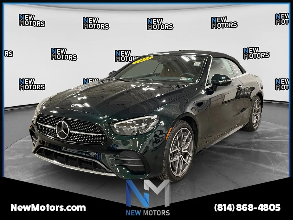 Used 2023 Emerald Green Metallic Mercedes-Benz E 450 image 1