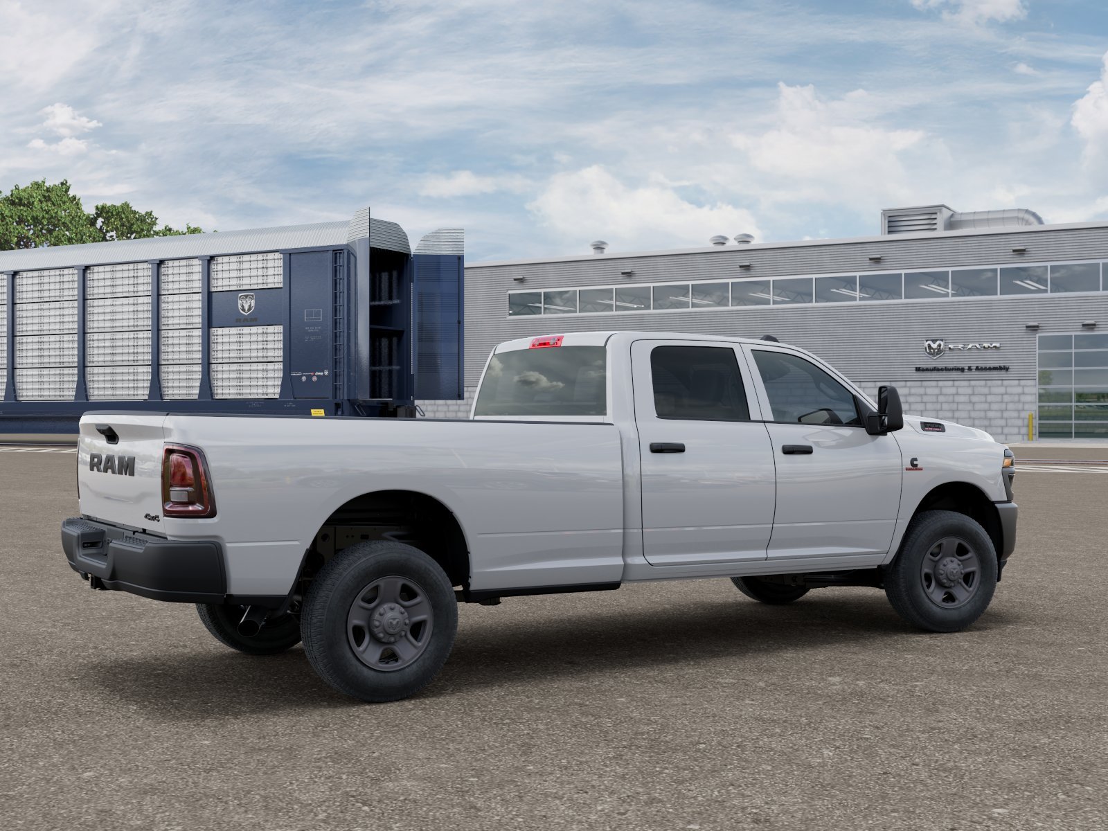 New 2026 Bright White Clear-Coat Exterior Paint RAM TRADESMAN image 2