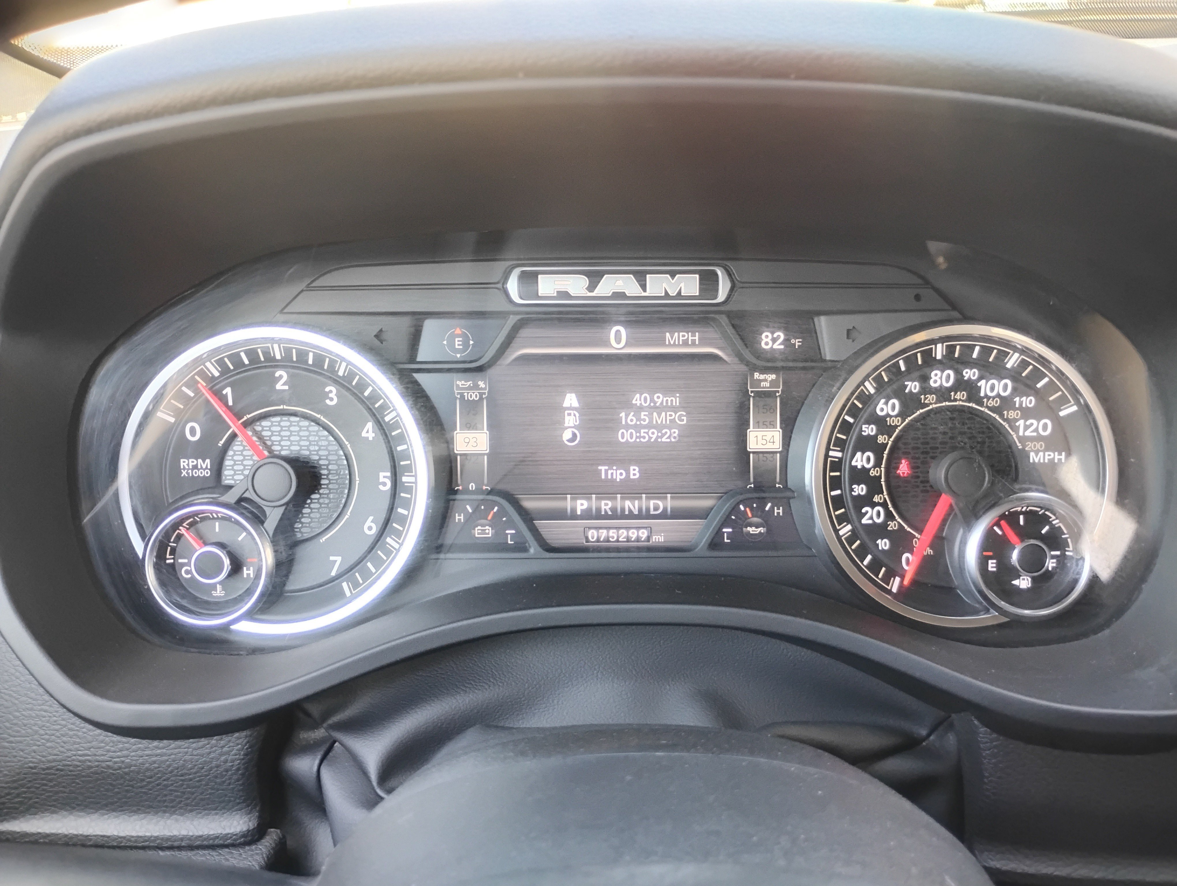 Used 2018 Granite Crystal Metallic Clearcoat Ram Big Horn image 13