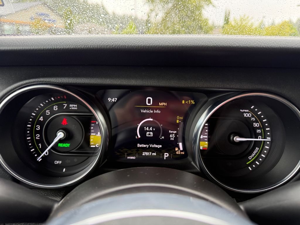 Used 2021 Gray Jeep Unlimited Sahara 4xe image 16