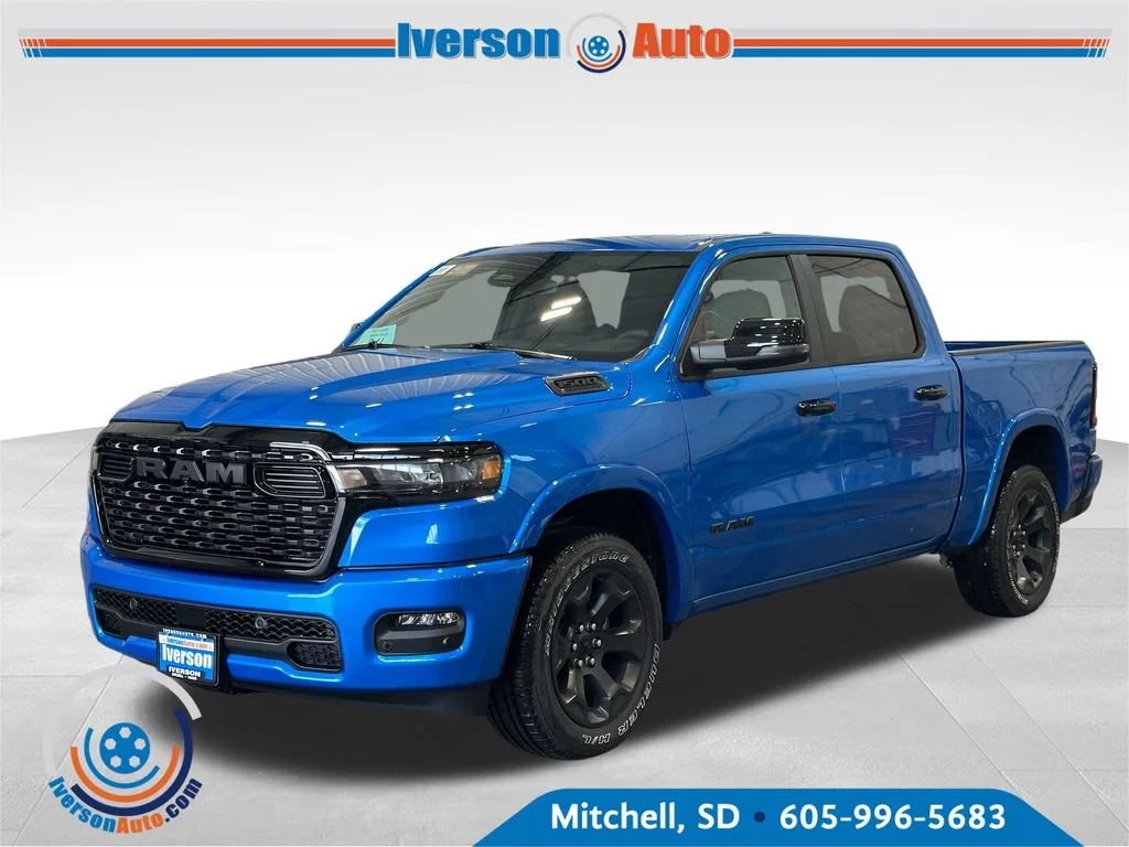 New 2026 Hydro Blue Pearl-Coat Exterior Paint RAM Big Horn/Lone Star image 3