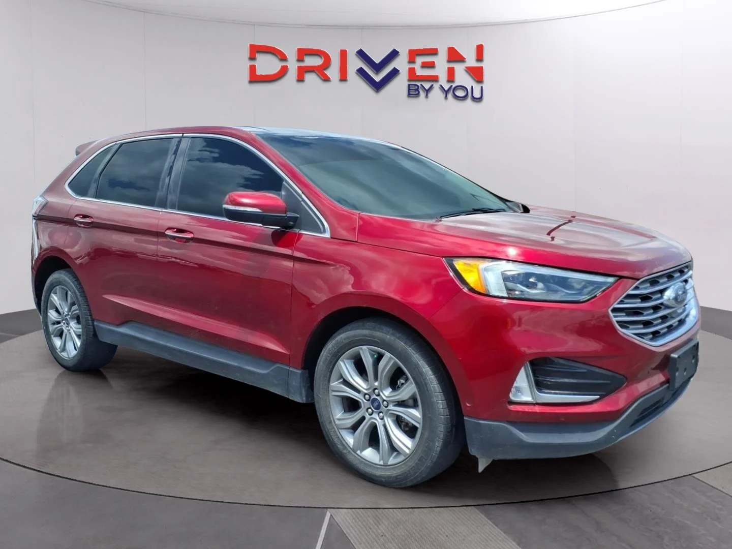 Used 2019 Ruby Red Metallic Tinted Clearcoat Ford Titanium image 7