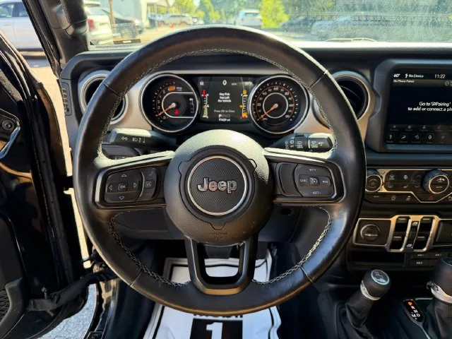 Used 2021 Black Clearcoat Jeep Unlimited Sport image 19