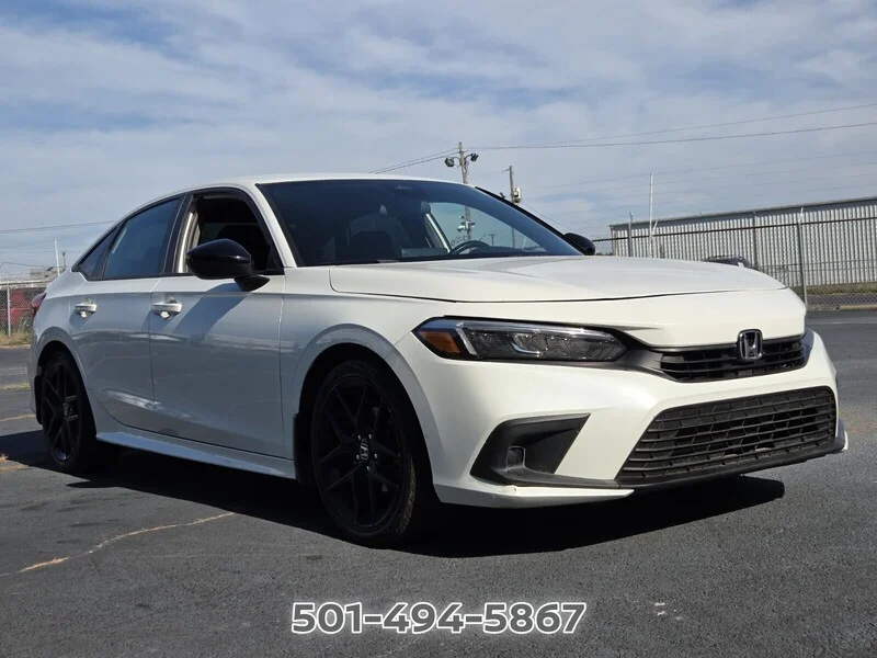Used 2022 Platinum White Pearl Honda SPORT image 7