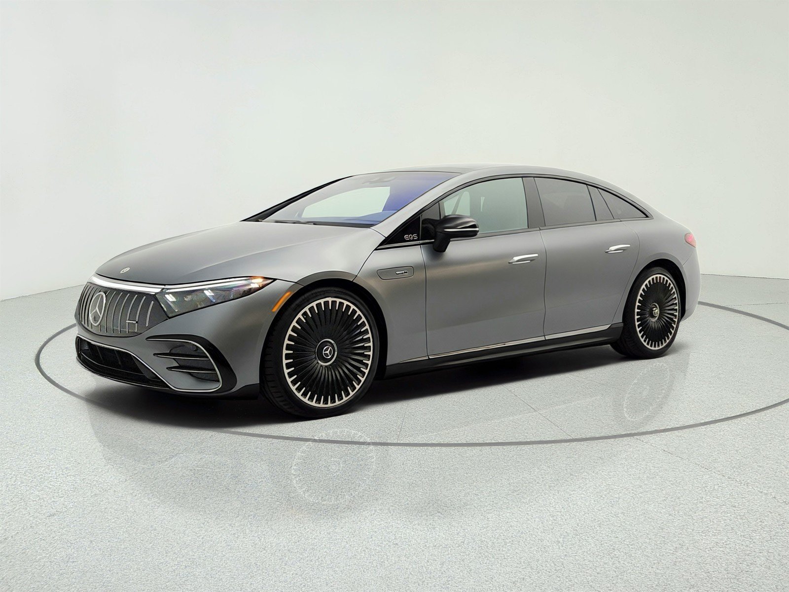 Used 2023 MANUFAKTUR Selenite Grey Magno Mercedes-Benz AMG® EQS 4MATIC+ Sedan image 1