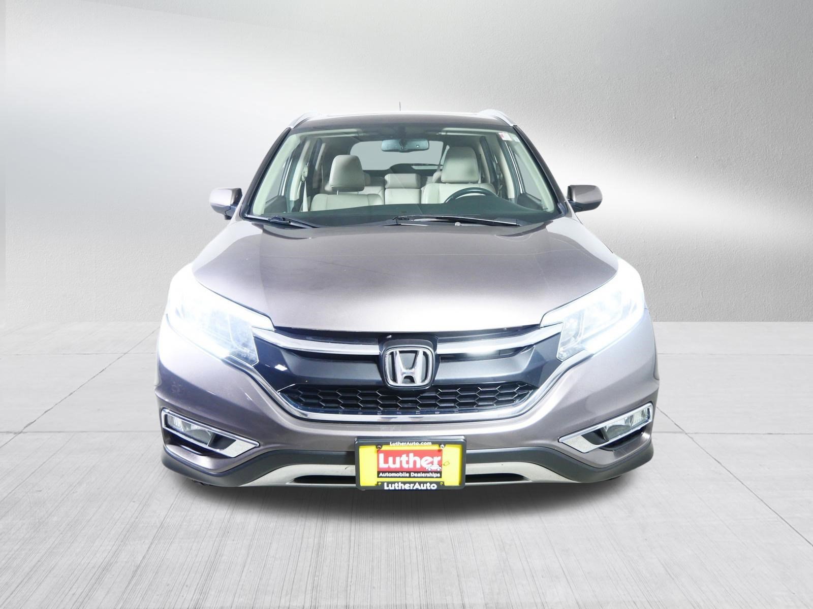 Used 2015 Honda CR-V EX-L with VIN 5J6RM4H73FL010950 for sale in Golden Valley, Minnesota