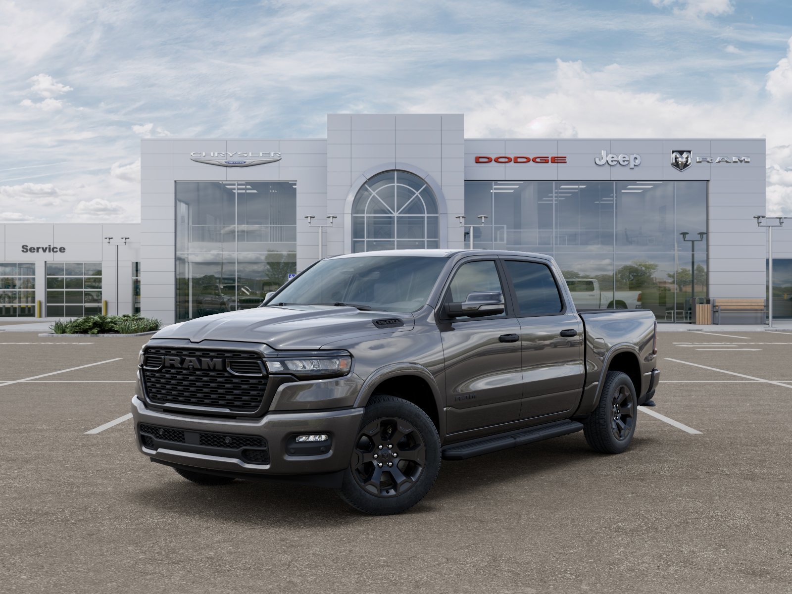 New 2026 Granite Crystal Metallic Clear-Coat Exterior Paint RAM Big Horn/Lone Star image 32
