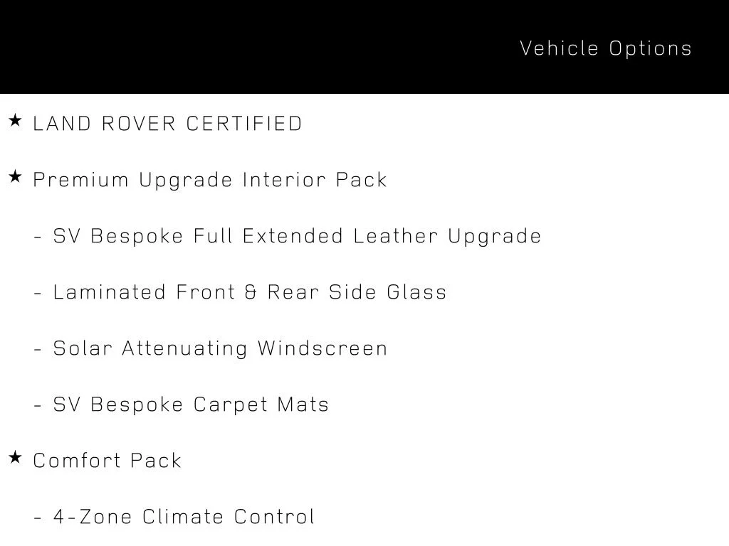 Certified Used 2025 Black Land Rover SE image 10