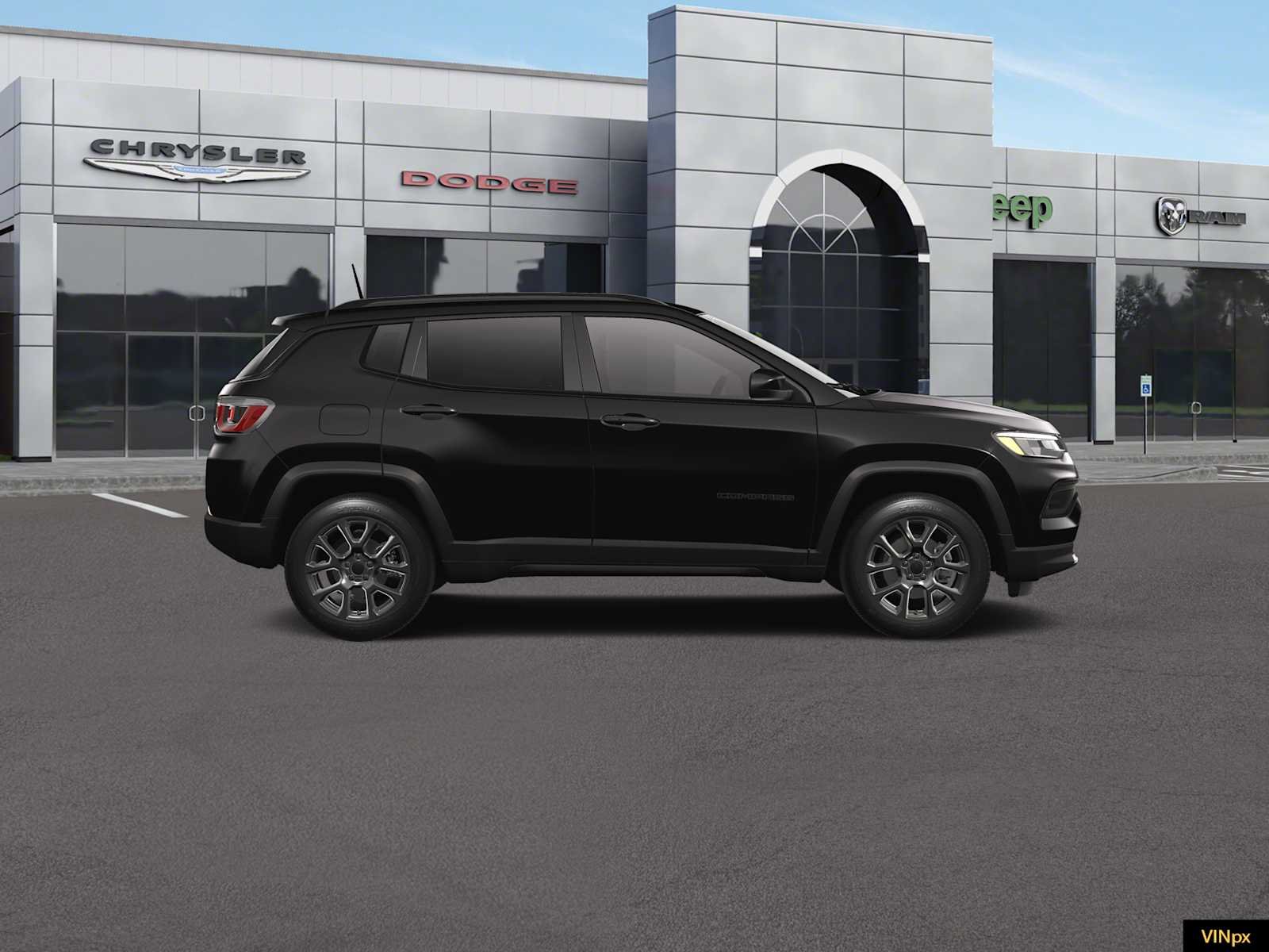New 2026 Diamond Black Crystal Pearl-Coat Exterior Paint Jeep Latitude image 9
