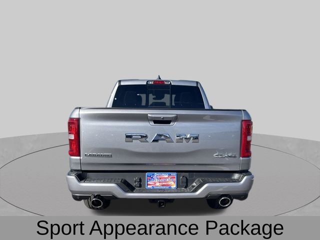 New 2026 Billet Silver Metallic Clear-Coat Exterior Paint RAM Laramie image 6