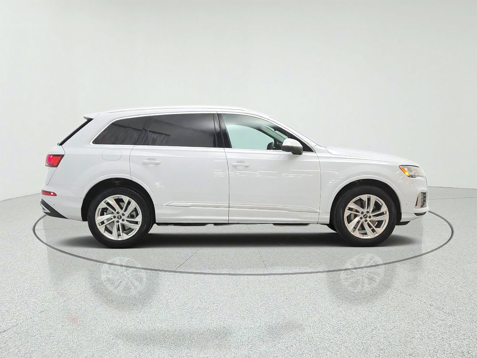 Used 2023 Glacier White Metallic Audi Premium image 4