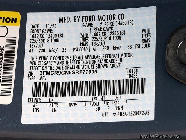 New 2025 Azure Gray Metallic Tri-Coat Ford Outer Banks® image 26