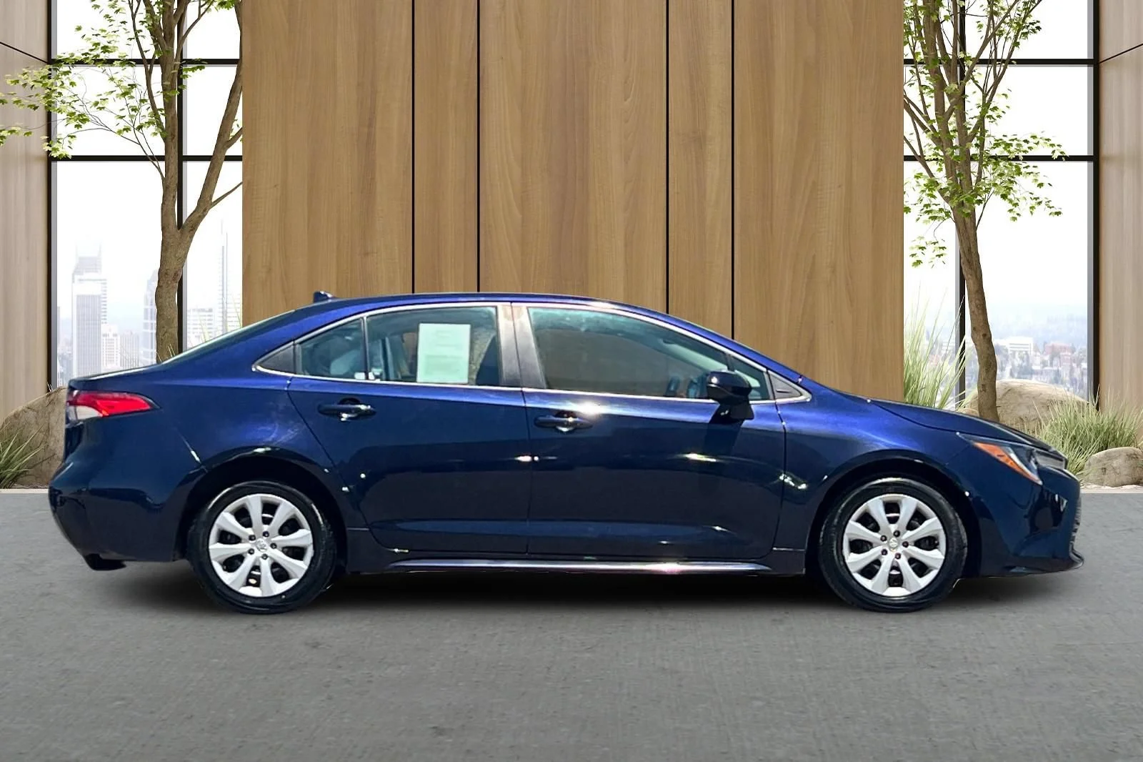 Used 2024 Blue Toyota LE image 3