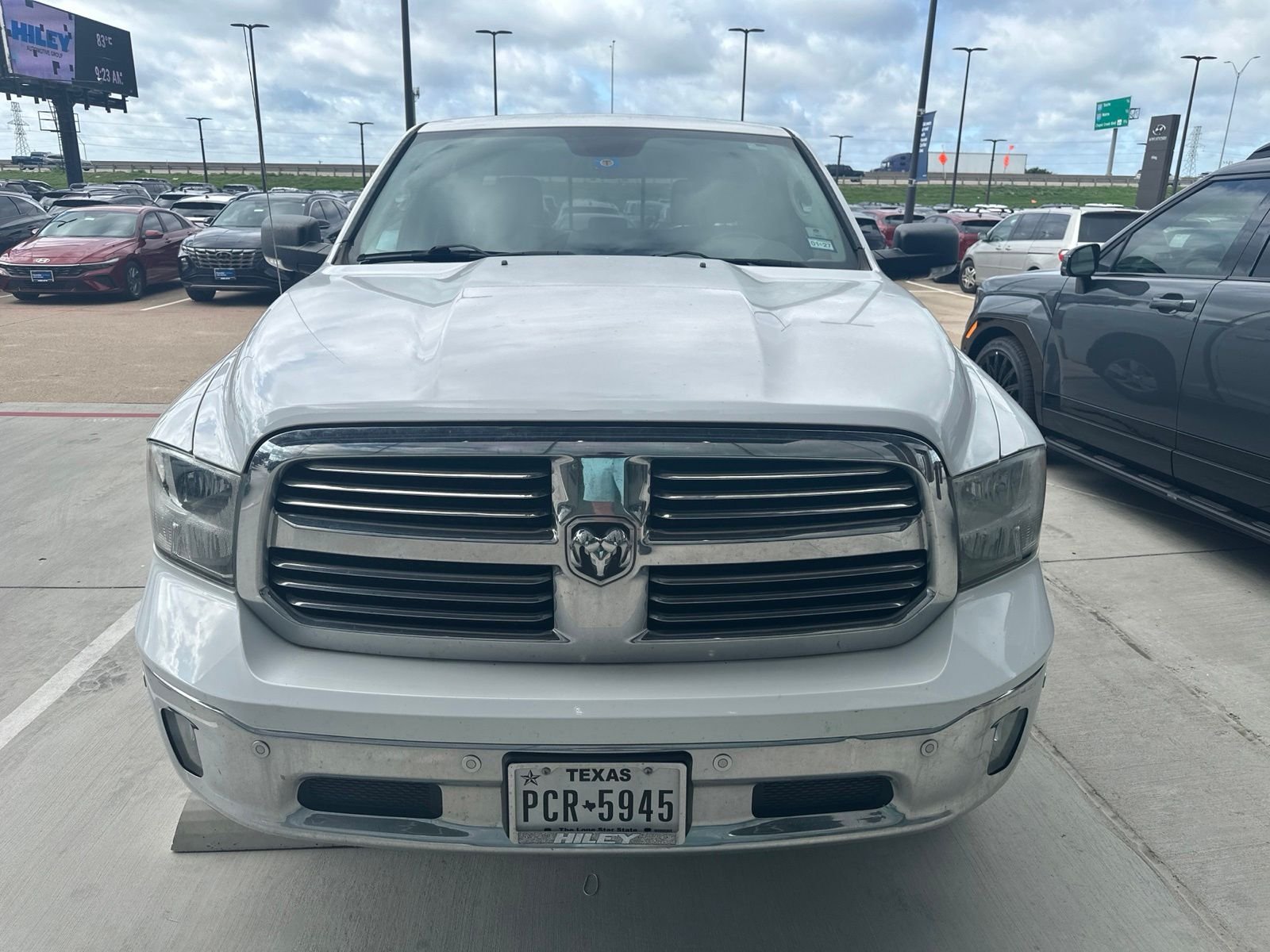 Used 2015 Bright White Clearcoat Ram Big Horn image 3