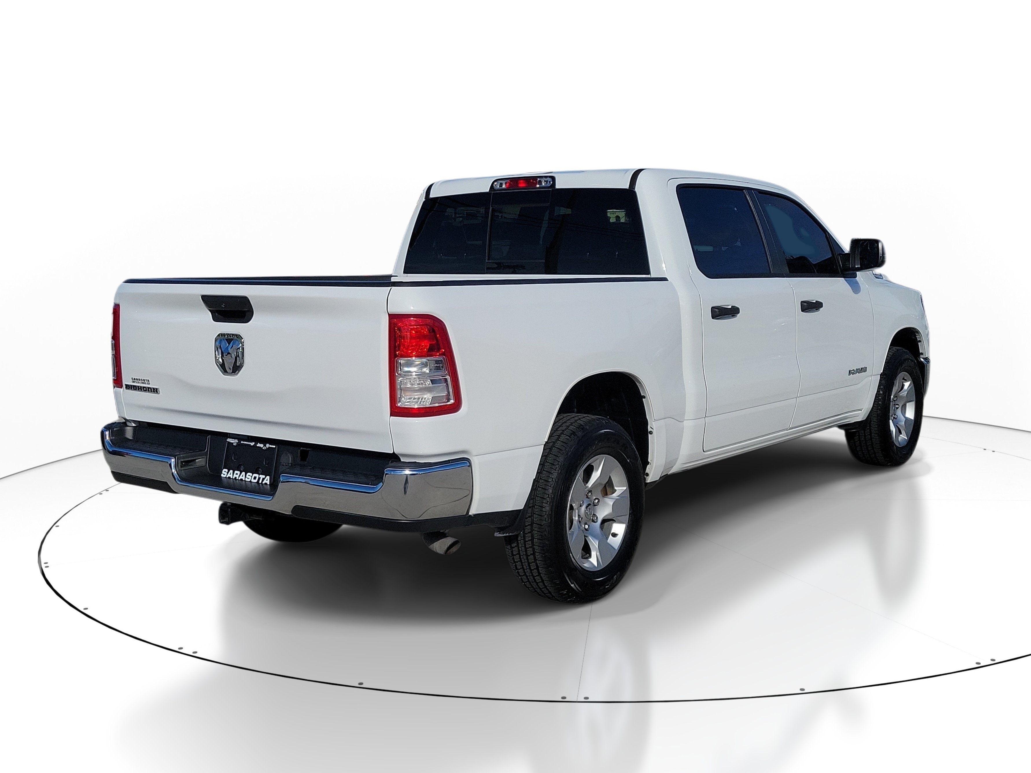 Used 2023 Bright White Clearcoat Ram Big Horn image 6