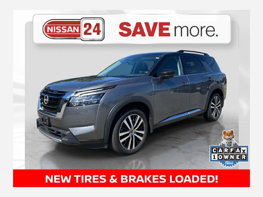 Used 2023 Gray Nissan Platinum image 1