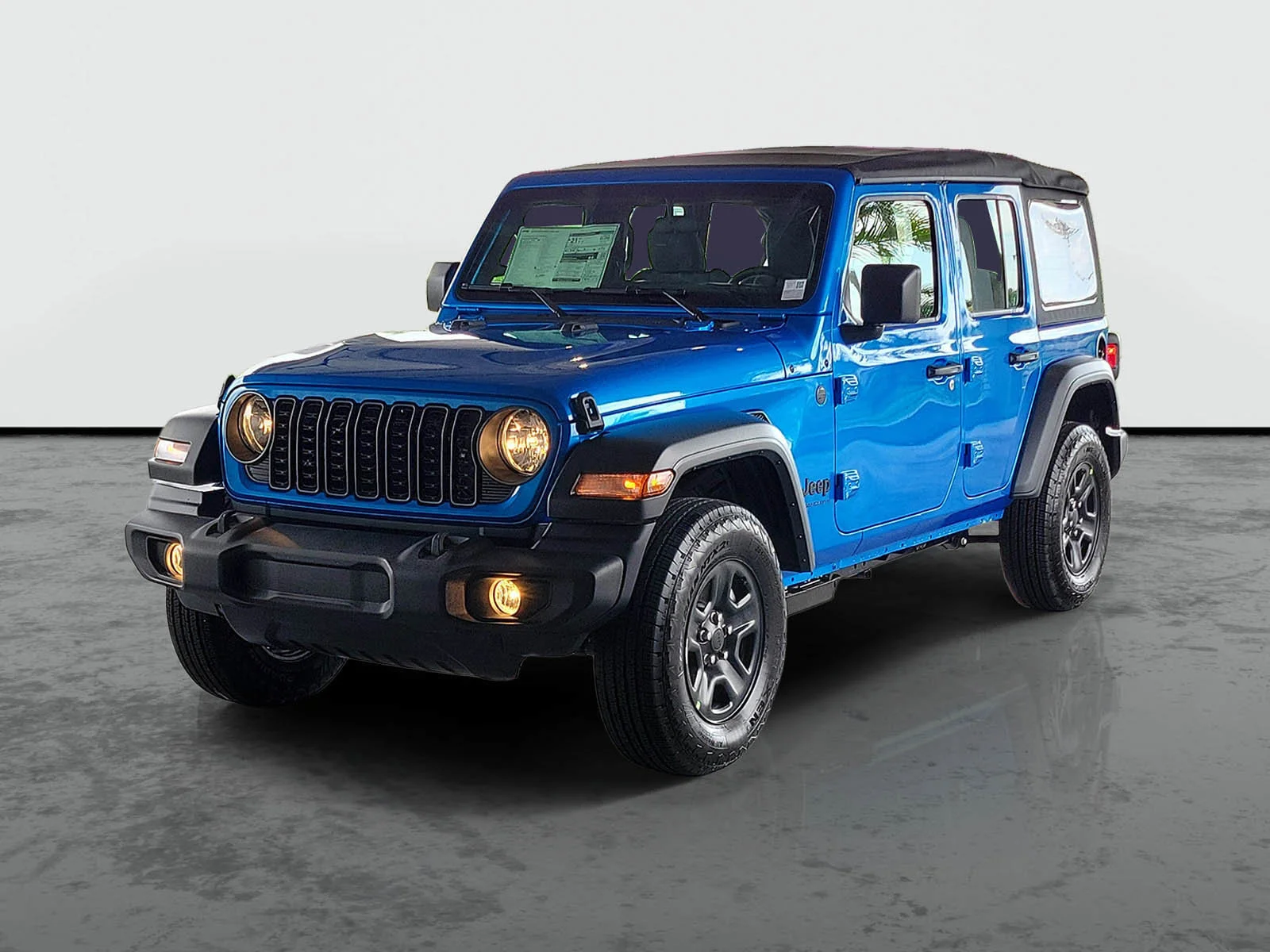New 2026 Hydro Blue Pearl-Coat Exterior Paint Jeep Sport image 3