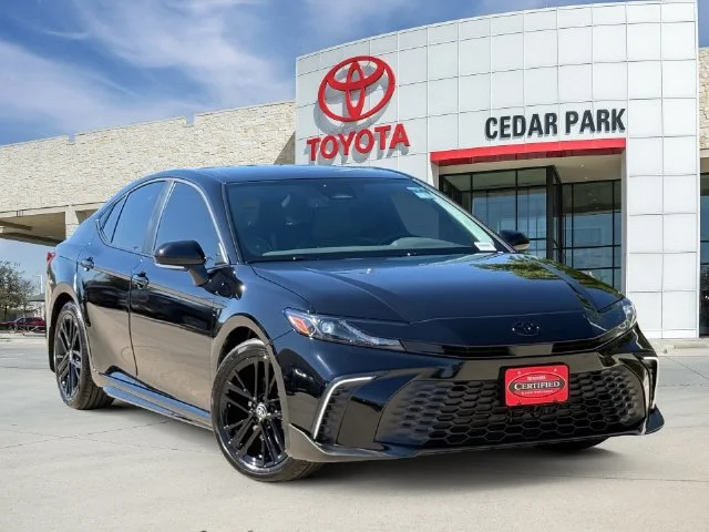 Certified Used 2026 MIDNIGHT BLACK METAL Toyota SE image 1