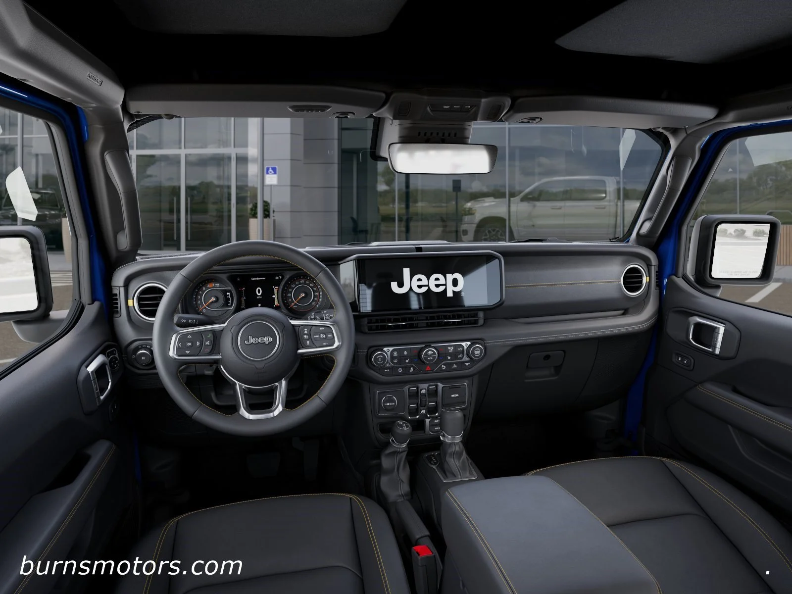 New 2026 Hydro Blue Pearl-Coat Exterior Paint Jeep Sahara 4-Door image 14