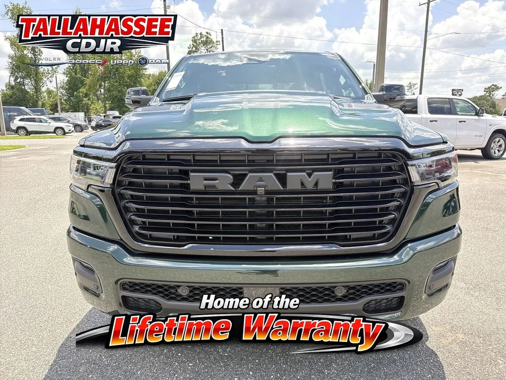 New 2026 Serrano-Green Metallic Exterior Paint RAM Laramie image 8