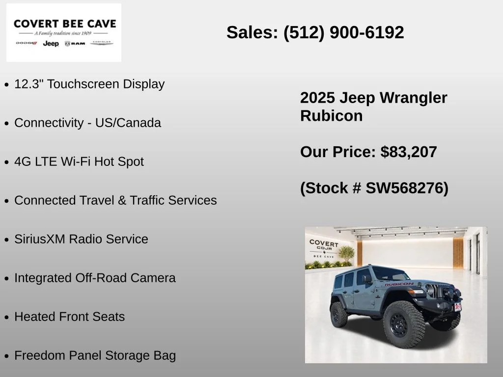 2025 Jeep Wrangler 4-Door Rubicon - Photo 37