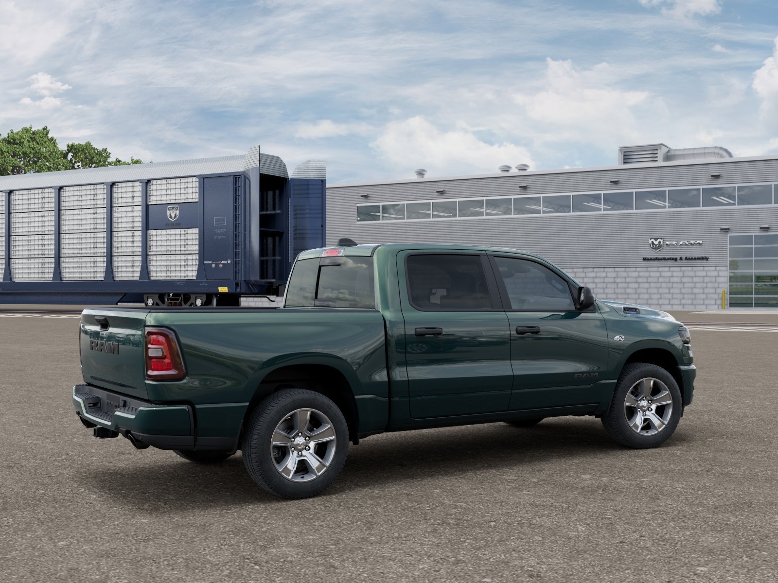 New 2026 Serrano-Green Metallic Exterior Paint RAM  image 4