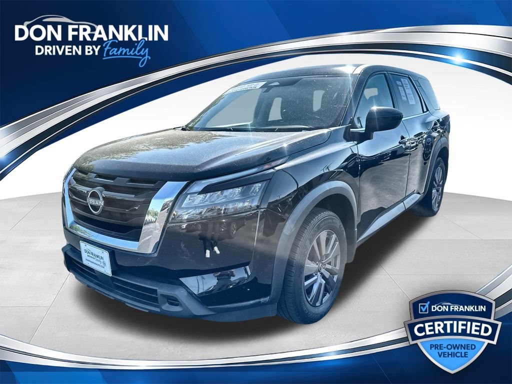 Certified Used 2023 Black Nissan S image 1