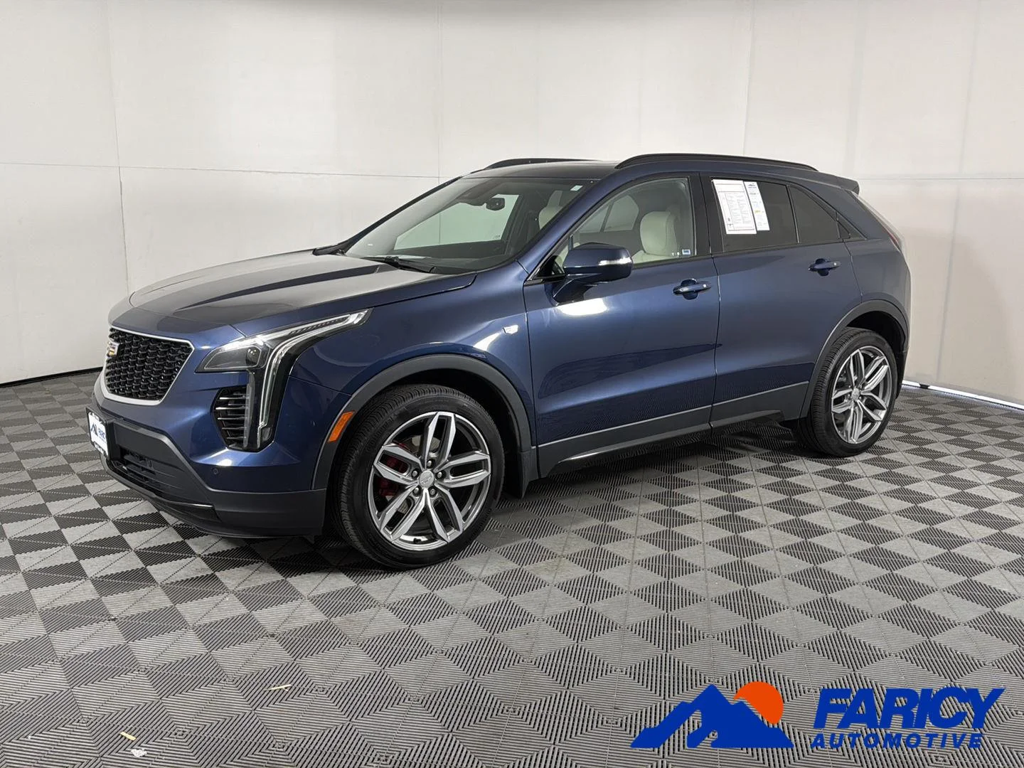 Used 2021 Twilight Blue Metallic Cadillac AWD Sport image 1