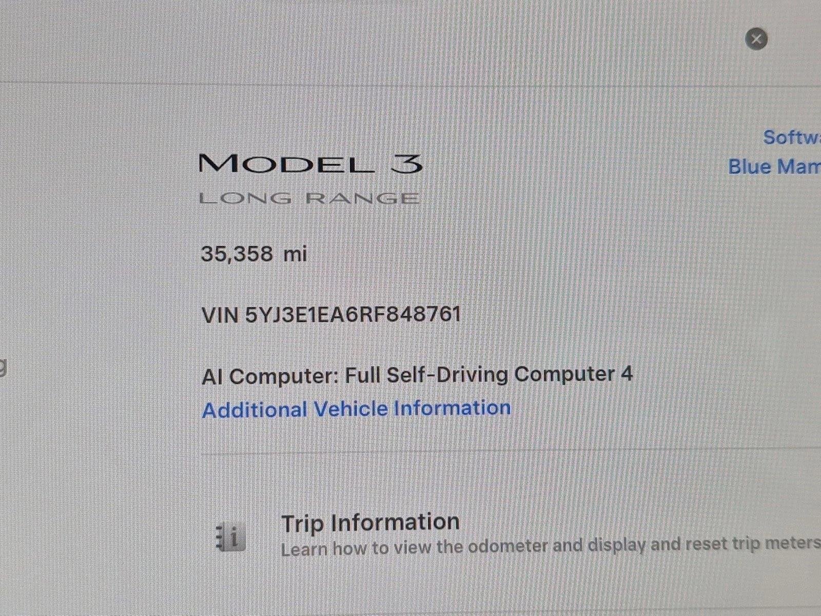 Used 2024 Deep Blue Metallic Tesla  image 10