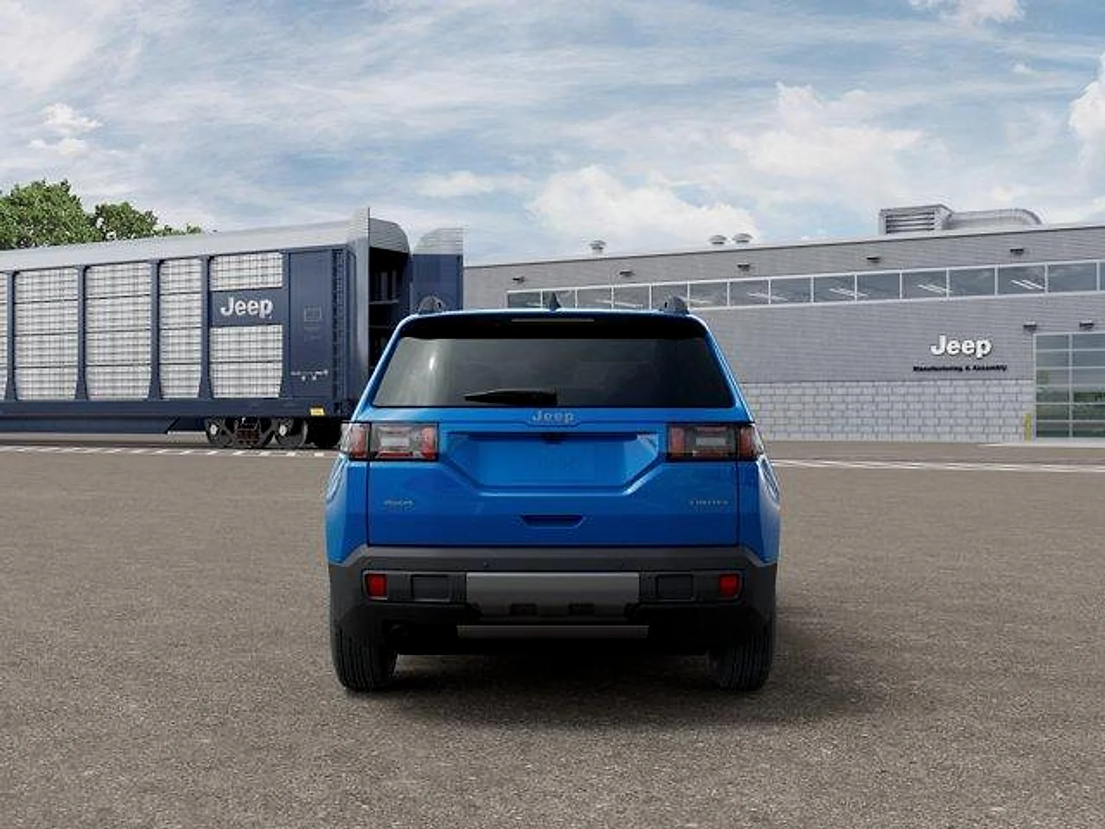 New 2026 Hydro Blue Pearl-Coat Exterior Paint Jeep Limited 4x4 image 7