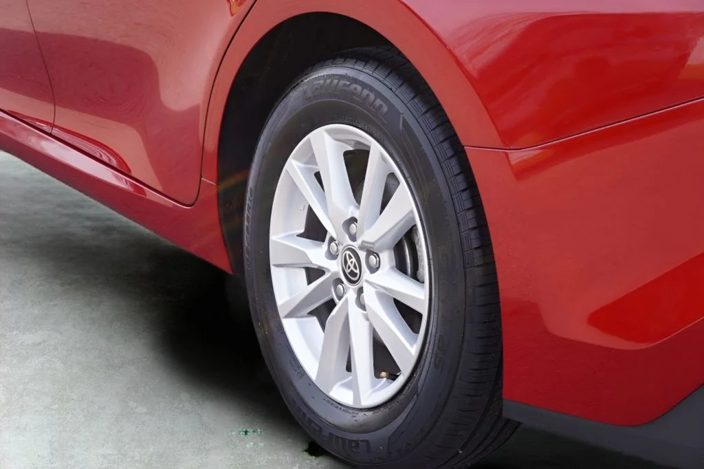 Used 2025 Supersonic Red Toyota LE image 9