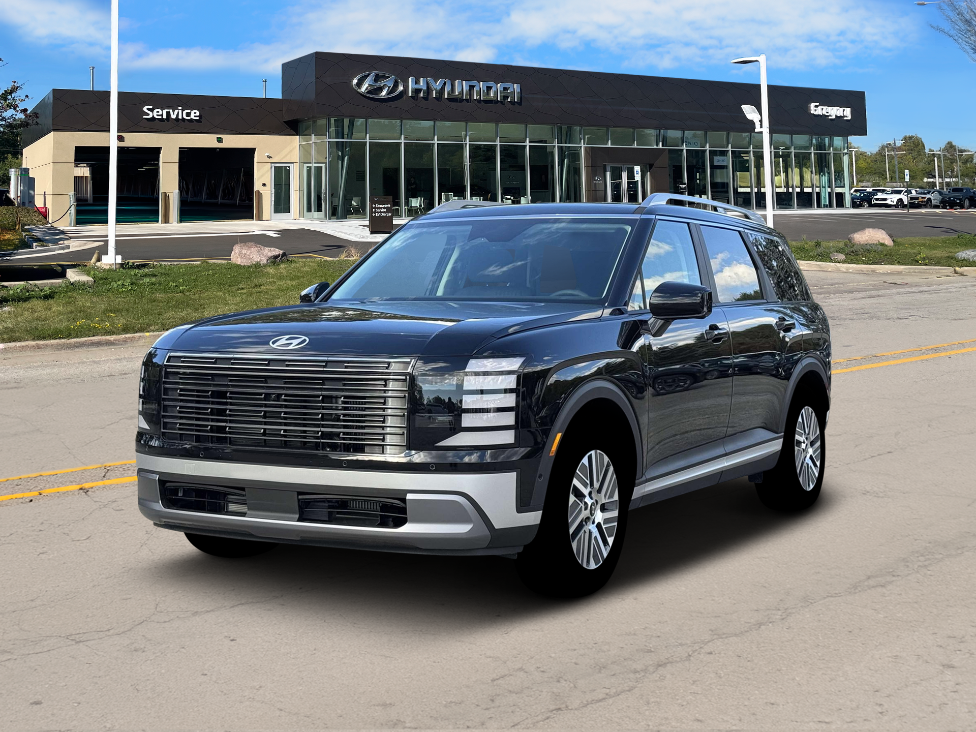 New 2026 Black Hyundai SEL Premium 8P image 1