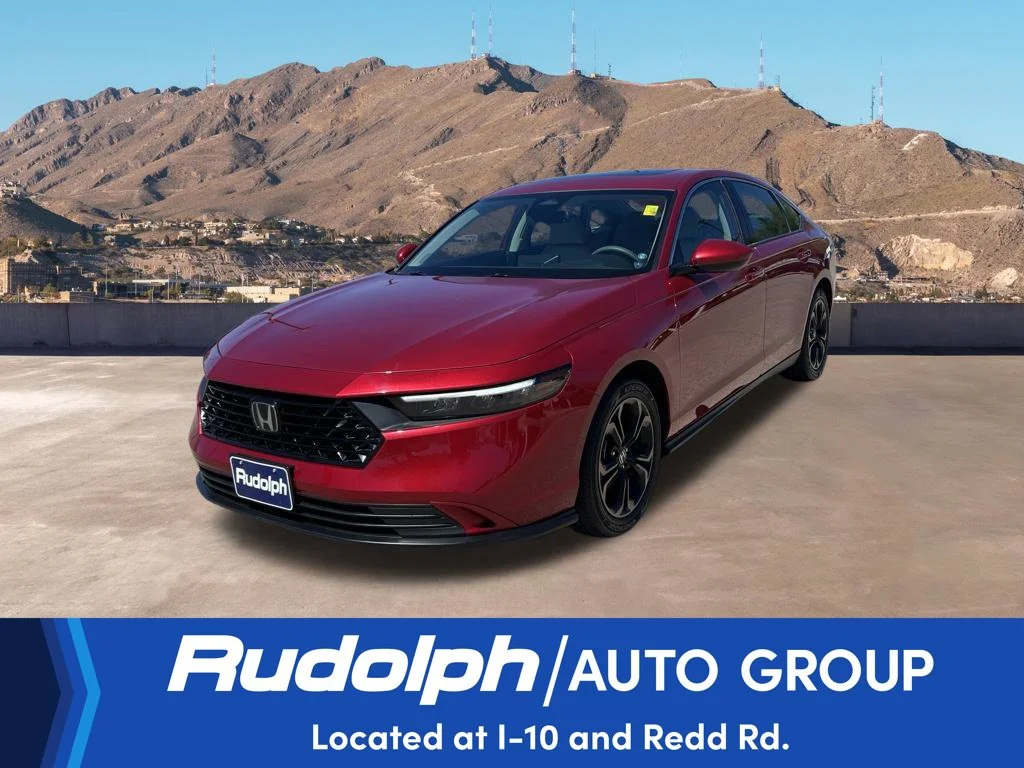 Certified Used 2024 Radiant Red Metallic Honda 1.5T EX image 1