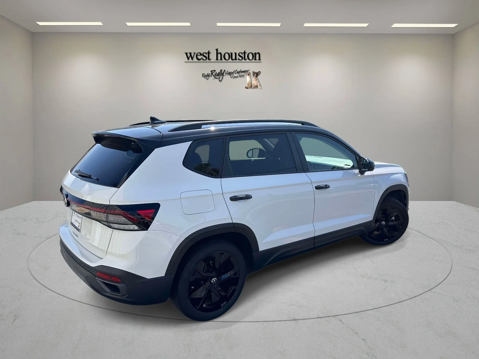 Used 2026 Pure White w/Deep Black Roof Volkswagen SE Black image 5