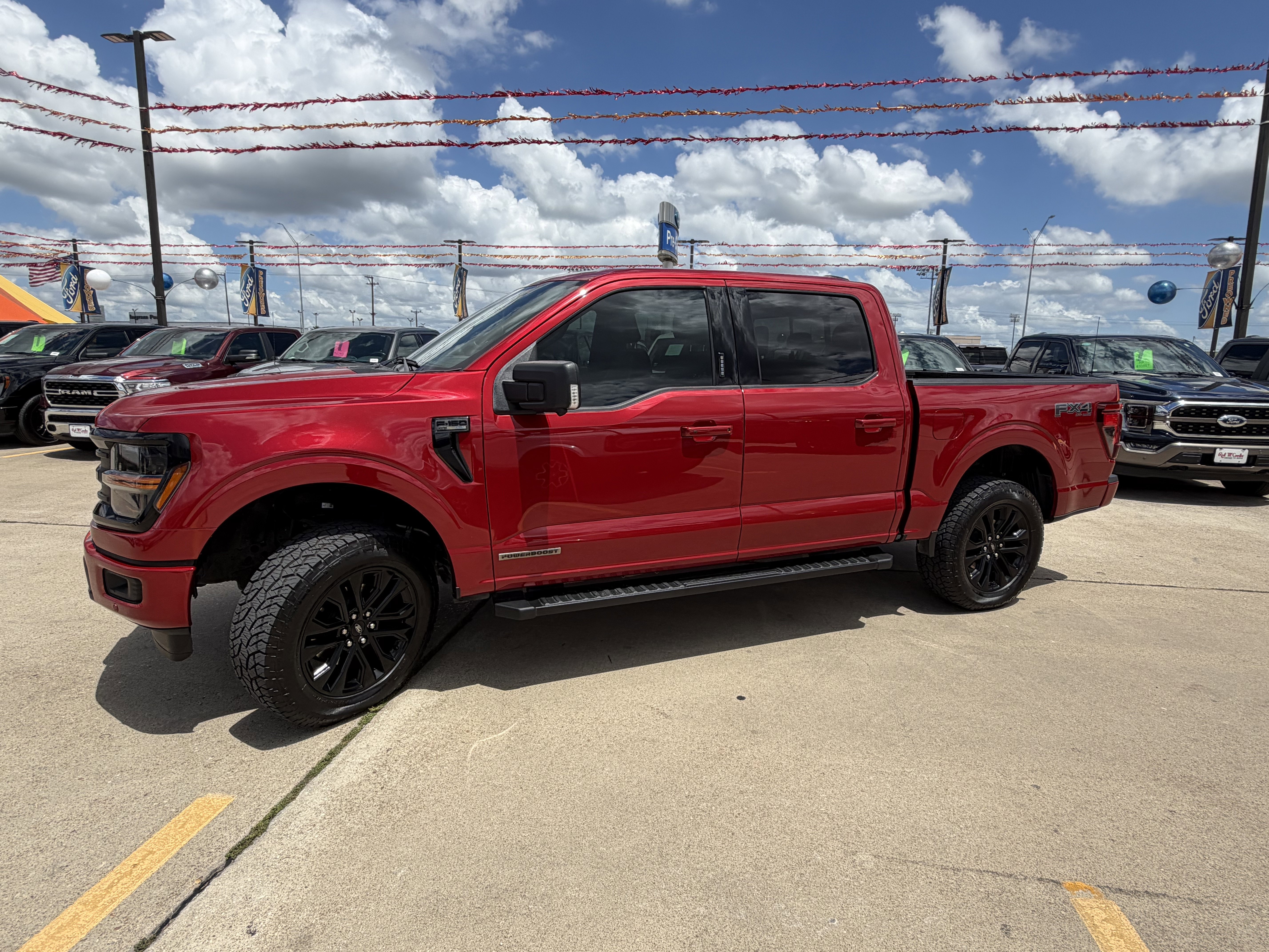 Used 2024 Rapid Red Metallic Tinted Clearcoat Ford XLT image 12